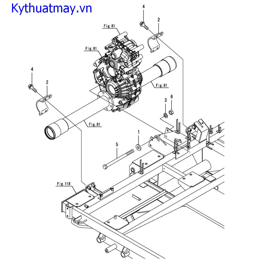 Giá đỡ hộp số